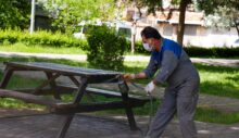 Bağlar’da parklarda bakım ve onarım çalışması