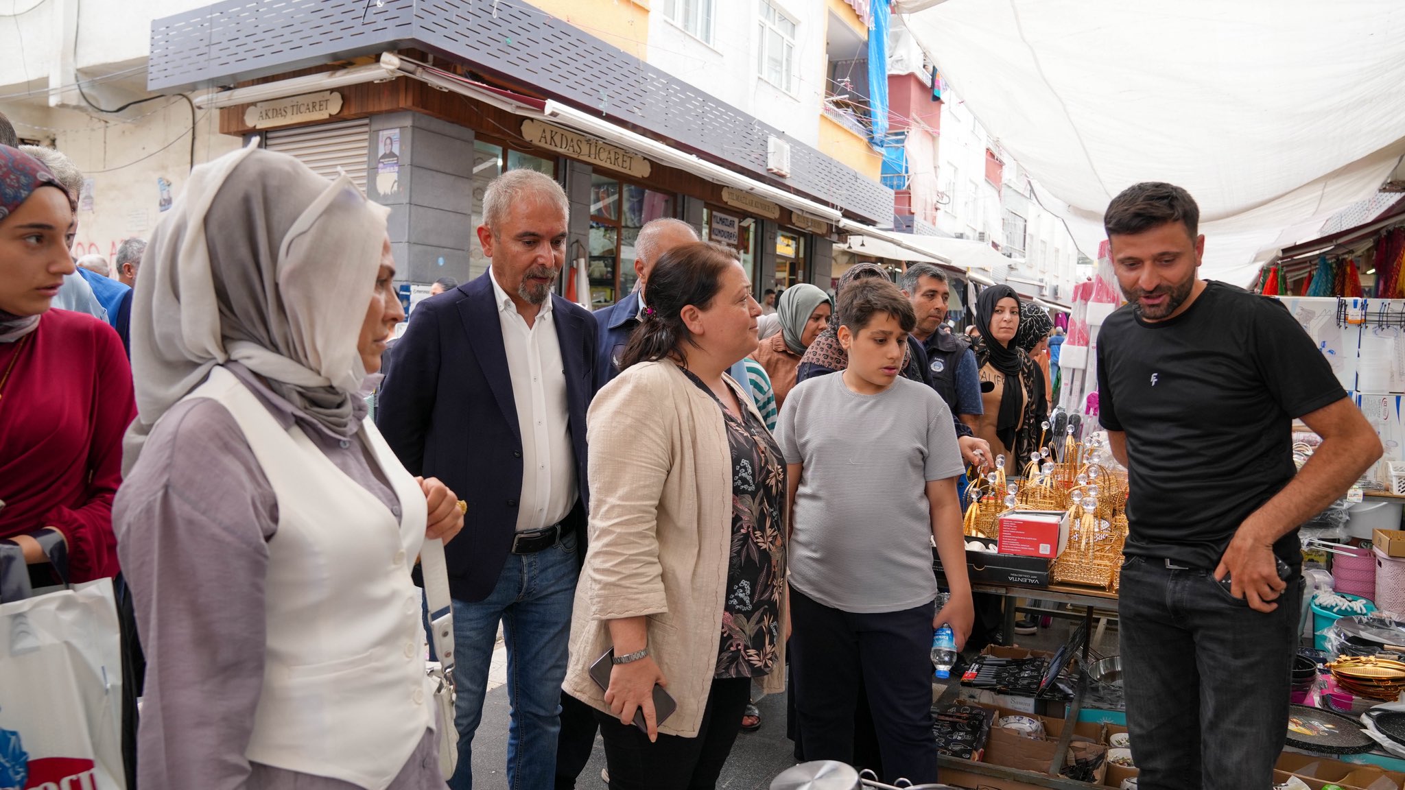 Eş Başkan Ayaz’dan Bayram Öncesi Esnaf Denetimi