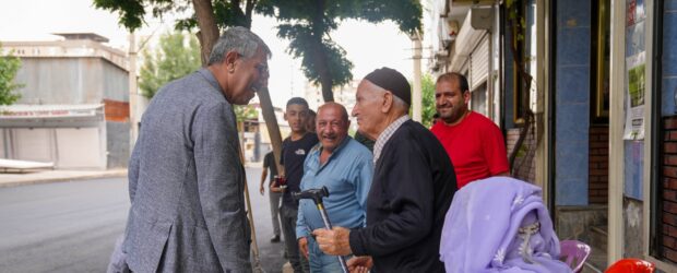 Eş Başkan Siraç Çelik Asfalt Çalışmalarını İnceledi, Esnafla Buluştu