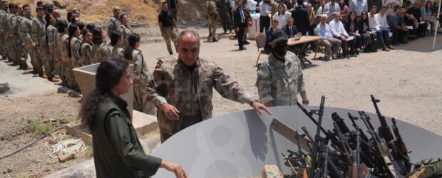 PKK silah bıraktı, ilk görüntüler geldi
