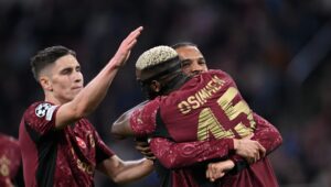 Aslan Osimhen’le coştu