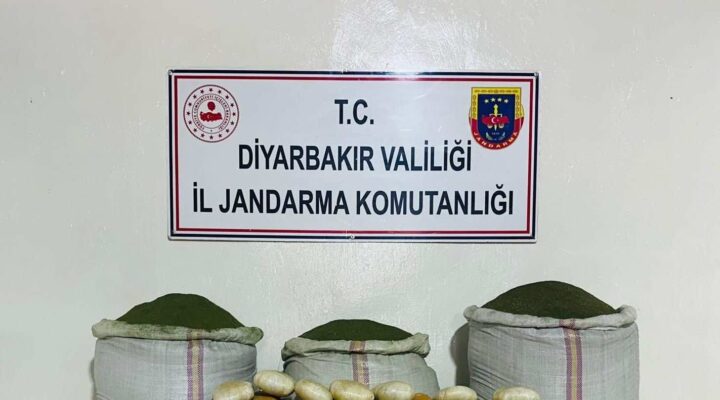 Diyarbakır’da narkotik operasyonu: 177 kilo esrar ele geçirildi