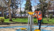Oyun gurupları ve spor aletlerinin bakımı yapıldı