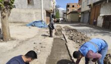 Bismil’de cadde, sokak ve kaldırımlarda bakım onarım çalışması başlatıldı