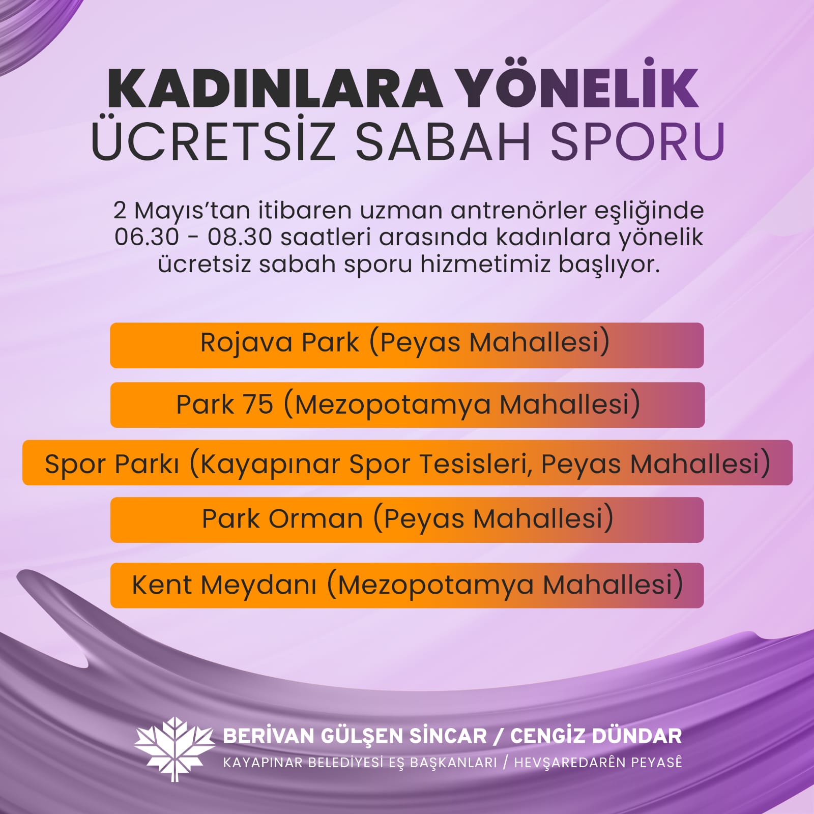 Kayapınar Belediyesi kadınları sporla buluşturuyor
