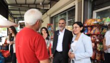 Eş Başkanlardan denetim ve esnaf ziyareti