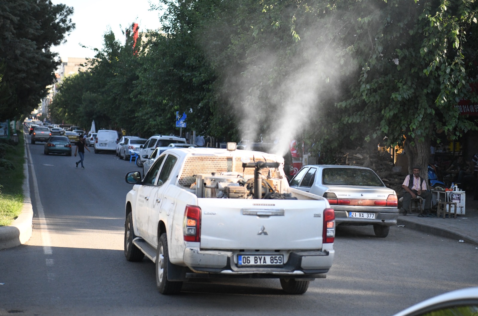 Bismil’de İlaçlama çalışmasına hız verildi
