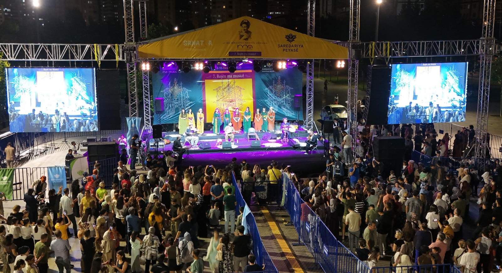 Kayapınar’da coşkulu konser