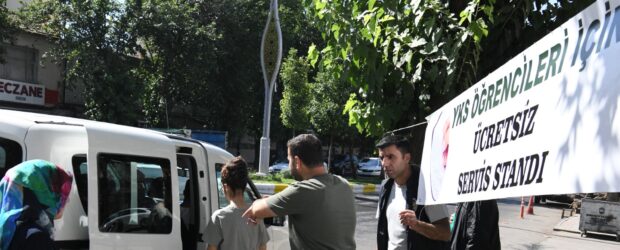 Bismil’de YKS öğrencilerine ücretsiz servis hizmeti