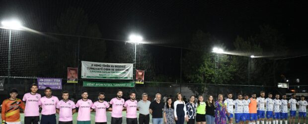 Bismil’de spor turnuvasında kadına dönük şiddet protesto edildi