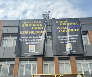 Bismil Belediyesi’nden Kadın Cinayetlerine Karşı Pankartlı Tepki