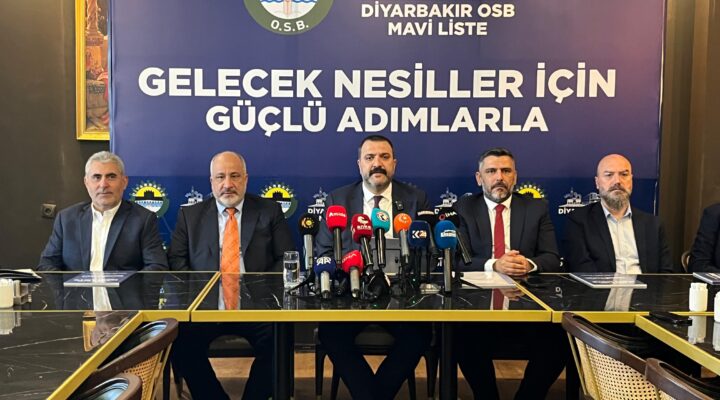 Başkan Adayı Mustafa Fidan açıkladı:   Mavi Liste’den Diyarbakır OSB’ye dönüşüm paketi