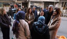 Eş Başkanlar, pazar esnafı ve yurttaşlarla bir araya geldi
