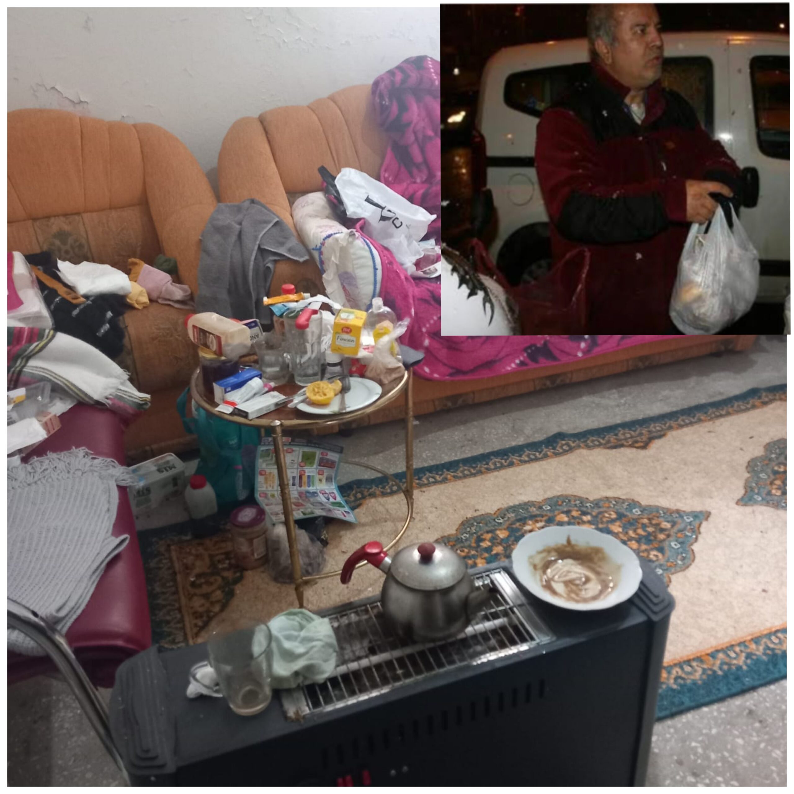 ‘Derman Baba’ Emekli Öğretmene Yardım Eli Uzattı
