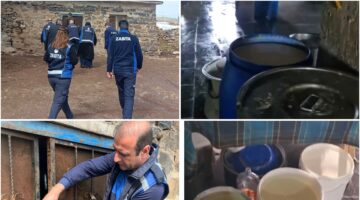 Halk Sağlığını Tehdit Eden Kaçak Peynir İmalathanesi Mühürlendi 