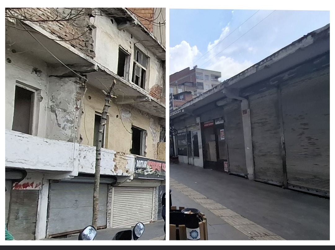 Gürsel Caddesi Zamana Yenik Düştü:  Hayalet Şehri Andırıyor