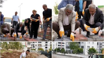 Bağcılar’da Parke Taşı Çalışması Dayanışma ile Yürütülüyor