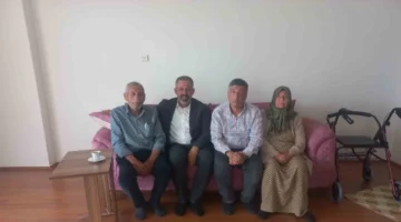 DİKO Başkanı Yüksel, hayatını kaybeden gazetecinin ailesine ziyarette bulundu