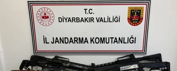 Diyarbakır’da ruhsatsız silah operasyonu
